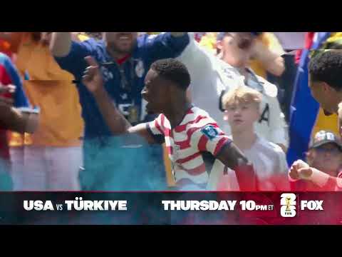 USA vs. Turkey | Thursday 10P ET FOX - FIFA World Cup on FOX - Watch the USA take on Turkey as they look to go 3-and-0 in the group stage, live Thursday at 10P ET on FOX.
