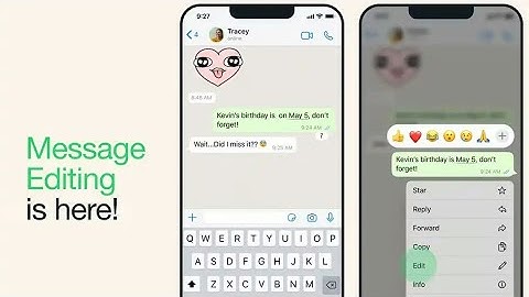 WhatsApp will now let you edit your sent messages !