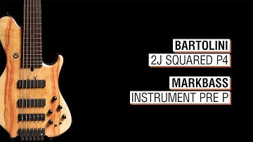 Bartolini 2J Squared P4 + Markbass Instrument Pre P - Paddock 6a Headless 35”