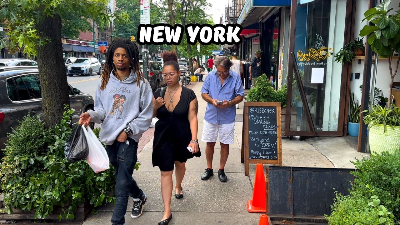 Walking Flatbush Brooklyn New York Summer 2025 4k