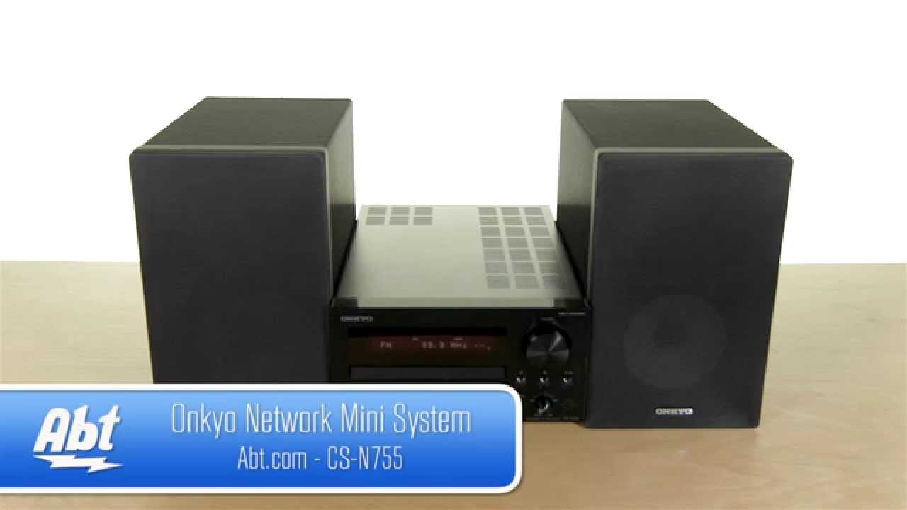 Onkyo Mini Hi Fi System Csn755 Overview Youtube