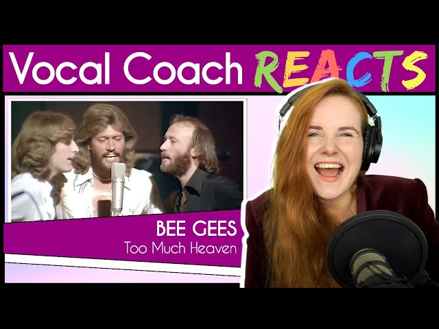 Vocal Coach reacts to Bee Gees - Too Much Heaven class=