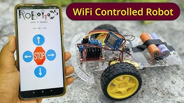 Amazing! DIY Wireless/WiFi Based Robotic Car Control with Your Smartphone