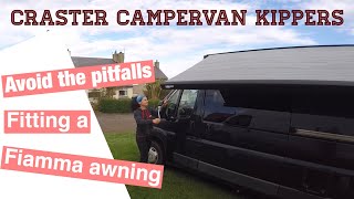 How to fit an awning (Fiamma f80s) to l3h2 citroen relay