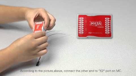 DJI Naza-M Main Controller&PPM Receiver Connection