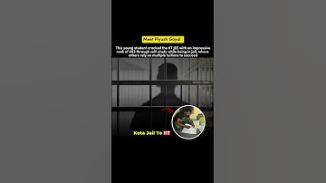 This Student Cracked IIT - JEE From Prison ? #shorts #success #motivation #education #exam #iit #jee