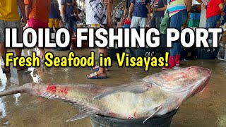 BIGGEST SEAFOOD MARKET in ILOILO - Iloilo Fishing Port Complex | Fresh Fish/Seafood in Visayas