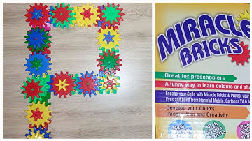 How To Make Moving Alphabet Letter P with Miracle Bricks Part- 26 I Gear I Learning I Play I Fun toy