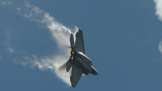 F-22 Raptor Flight demonstration at 2012 MCAS Miramar Airshow