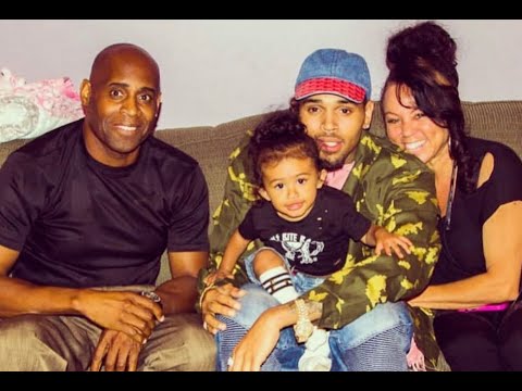 Chris brown mom and dad