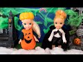 Halloween Costumes! Elsa Anna Halloween Decorating👻🎃