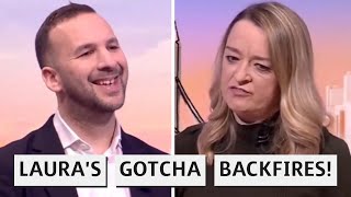 Bbcs Laura Kuenssberg Flops Hard Zack Polanski Shuts Down Gotcha Journalism