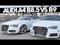 2017 Audi A4 B9 vs 2014 Audi A4 B8.5 Review - DRAG & ROLLING RACE // Simple Mods on a Car