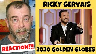 Ricky Gervais Hosting the 2020 Golden Globes REACTION!!