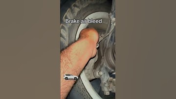 Brake air bleed #automobile #brakesystem #4wd #mechanic #brakefluid #mechaniclife