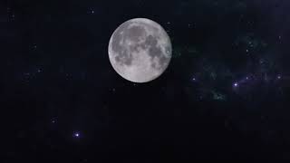 Луна включает звёздное небо