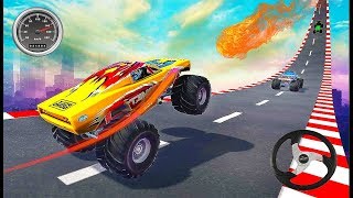 Monster Truck on Impossible Tracks - 4x4 Offroad Car Stunts Game Android GamePlay screenshot 4