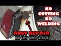 How To Repair Rust On A Car Without Welding Or Cutting - Trunk Gutter Repair Chevy Monte Carlo SS