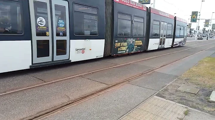 Tram departure from st chads road tram stop today 28.5.25