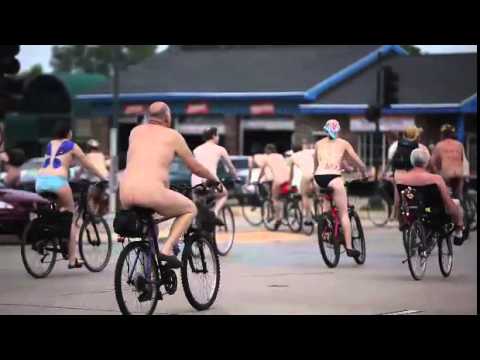 2011 World Naked Bike Ride in Madison M P  King 6 18 2011