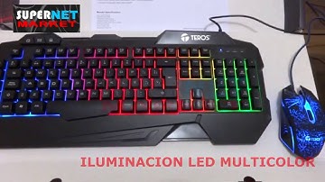 Gaming keyboard and mouse Havit HV-KB558CM Rainbow combo set
