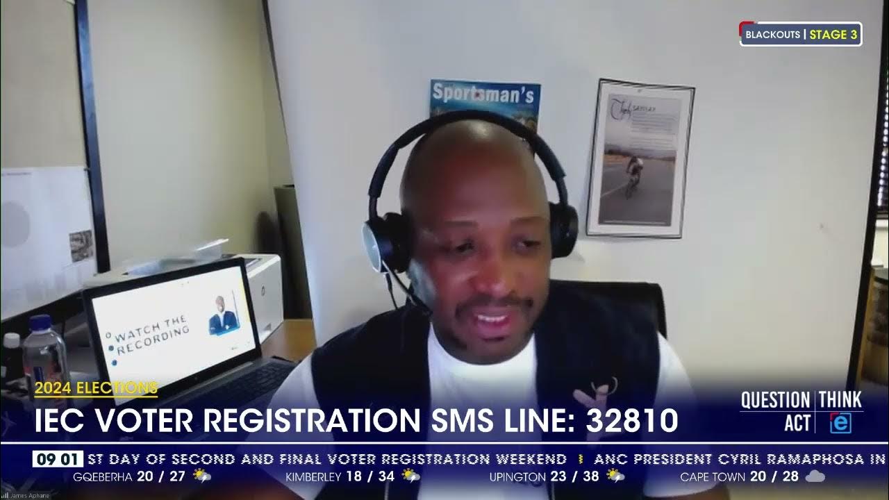 2024 elections IEC voter registration drive continues YouTube