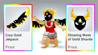 GET THIS FREE GOLDEN ITEMS VERY LUXURIOUS IN ROBLOX!