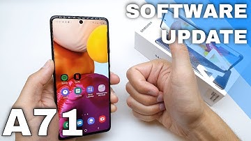 Samsung Galaxy A71 Software Update