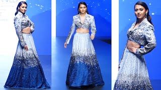 Tejasswi Prakash Looking Gorgeous Walking The Ramp At Bombay Times Fashion Week 2024