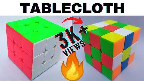 Tablecloth Pattern 3X3 Rubik