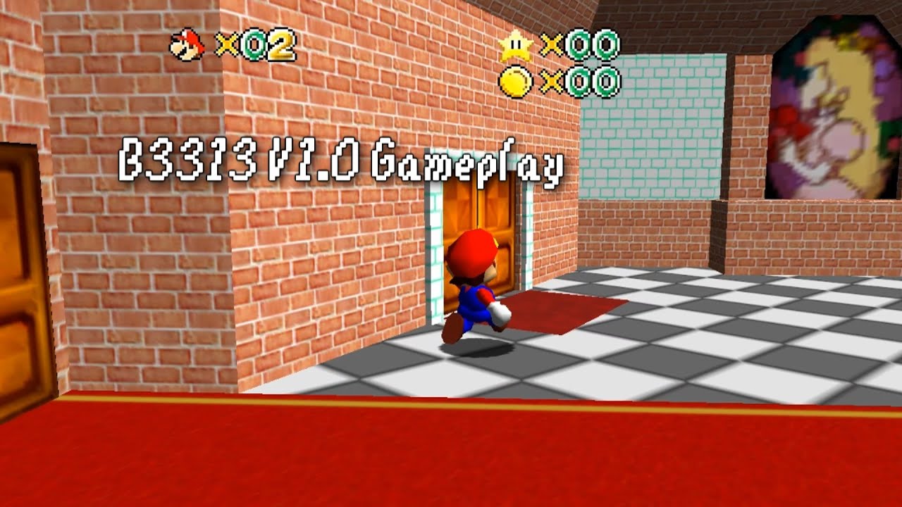 Super mario 64 b3313 map