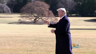 President Trump Spending The Weekend At His Mar-A-Lago Home