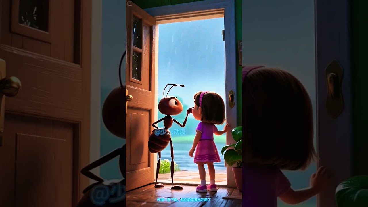 चिंकी के बिस्तर पर चीटियां ही चीटियां । #hindikidsshort #funnykidsshort