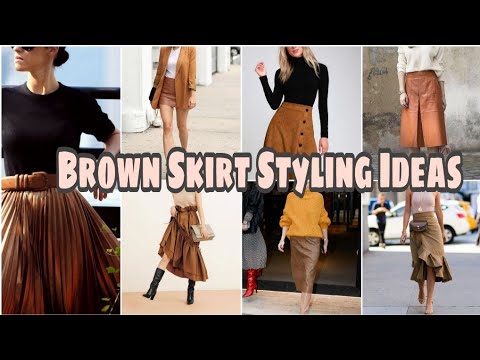 Different Ideas On How To Style Brown Skirt outfitideasmommyAzil YouTube different-ideas-on-how-to-style-brown-skirt-outfitideasmommyazil-youtube