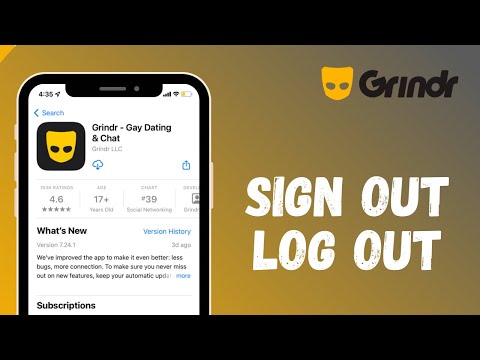 Video: Bolehkah anda log keluar dari Grindr?