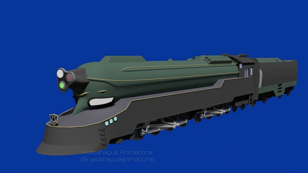 Iron Berger Vibes #1 - White to Blue Background w/ Music \\ Rasalhague Animations