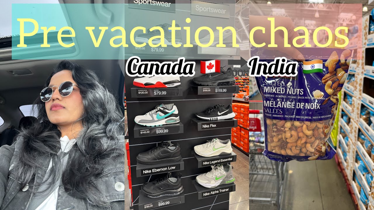 Unplanned vacation to India 🇮🇳// Last minute shopping  and Packing // Gifts for family ​🎁 #trending