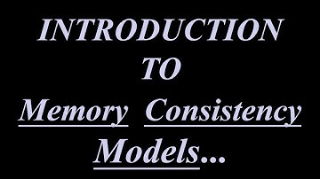 #Introduction to Memory Consistency Models|#Consistencymodels|#Datamodels|#Consistency|#Datascience: