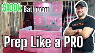 $100,000 Bathroom Project! The Biggest Shower System I have ever done! WINNI