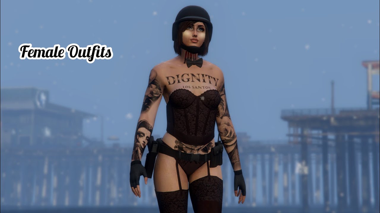 Gta 5 Online Female Outfit Components (Tryhard/Freemode) YouTube