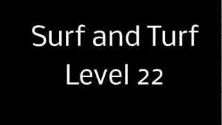 Angry Birds: Level 22 (Surf and Turf) Facebook HD (3 stars)