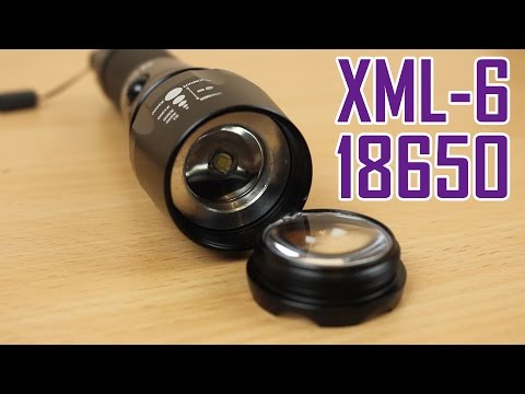 Недорогой фонарь (cree XML-6, 18650, 2000 lm)