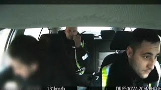 Lithuania: Dashcam footage shows police racing choking baby to hospital - no comment