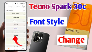 tecno spark 30c 5g font style change kaise kare | how to change font style in tecno spark 30c