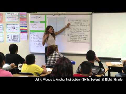 Using Videos to Anchor Instruction (Sixth, Seventh, and Eighth Grades: Newcomer Class)