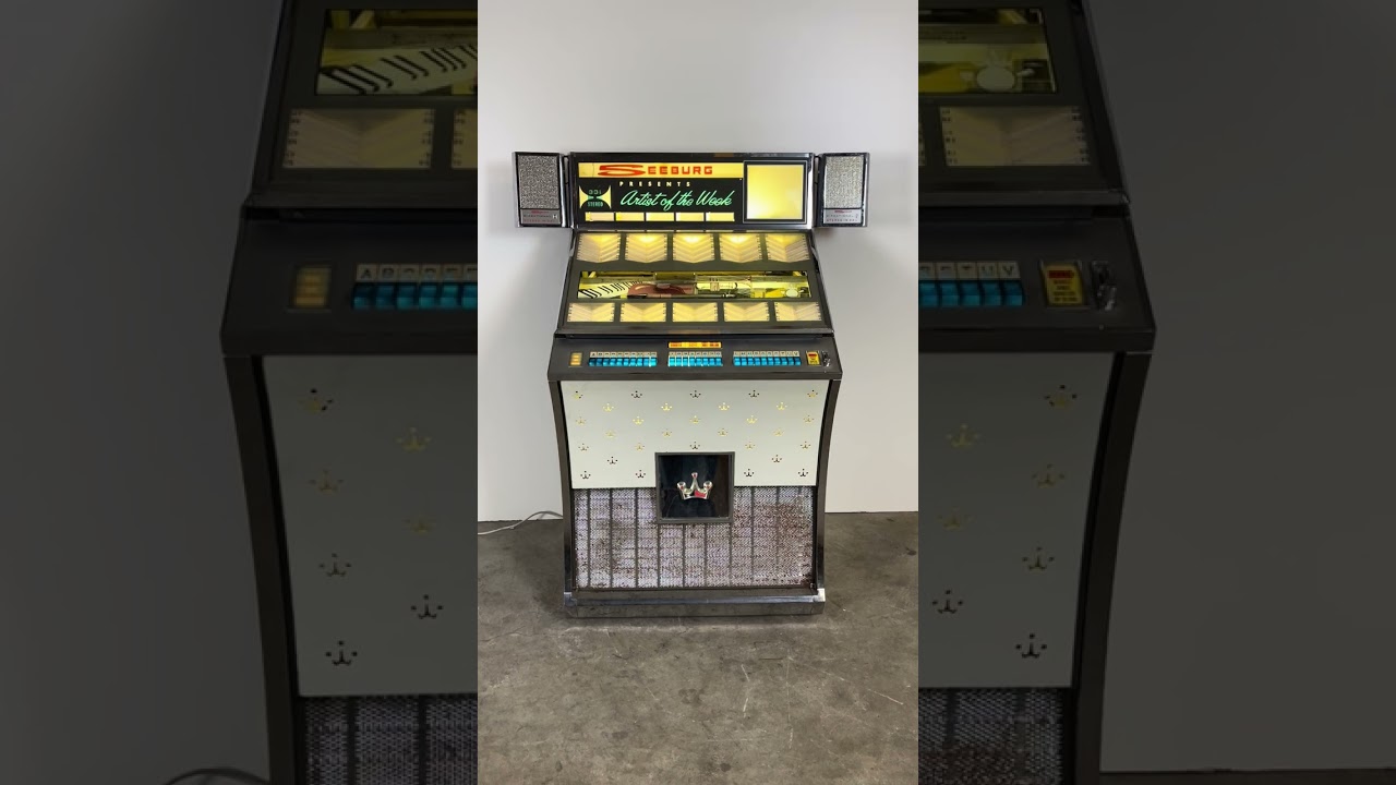 Lot 80: 1962 Seeburg EDS 160 Jukebox - 02710DM - YouTube