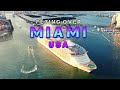 Flying Over Miami Port || Symphony of the seas 4K aerial Film