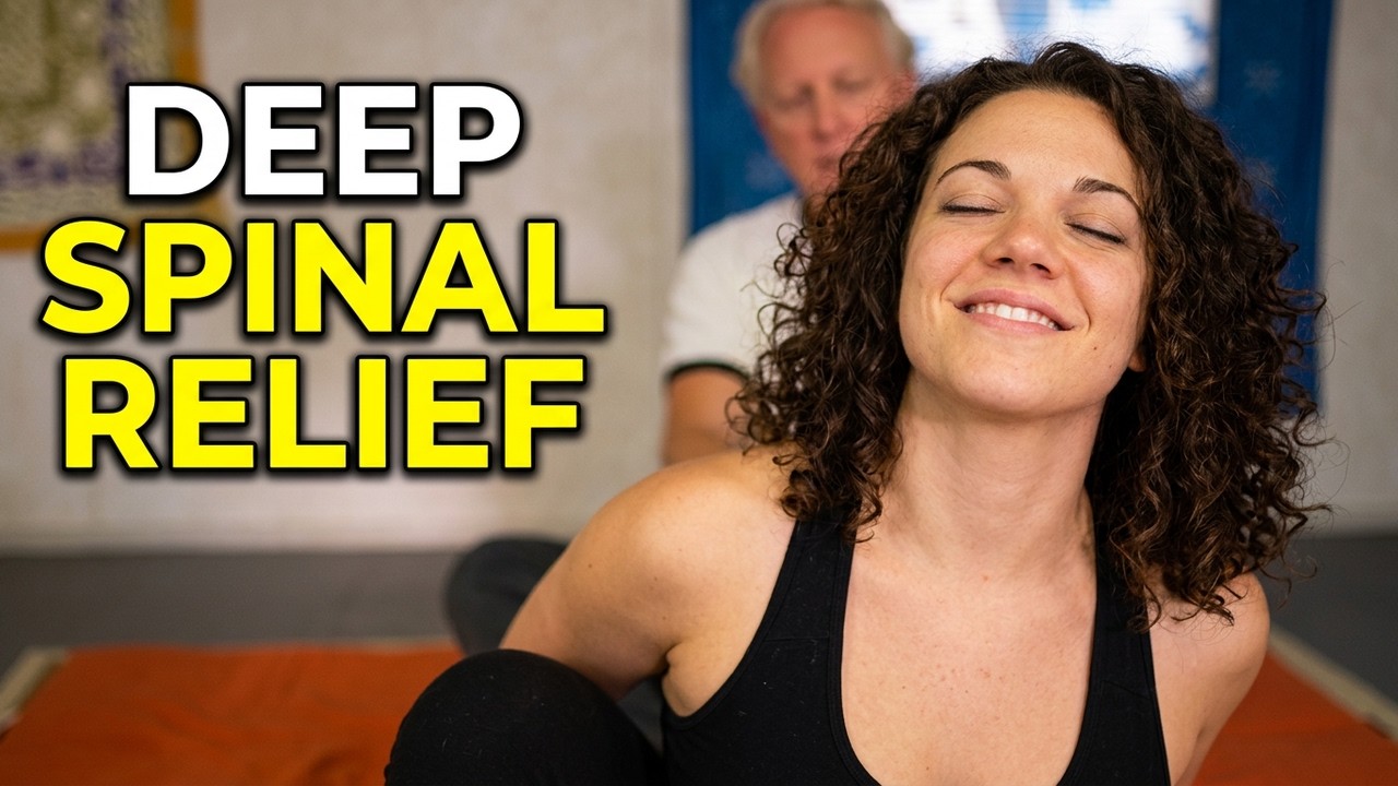 How To Do the Thai Yoga Massage Seated with Spinal Twist Tutorial - YouTube