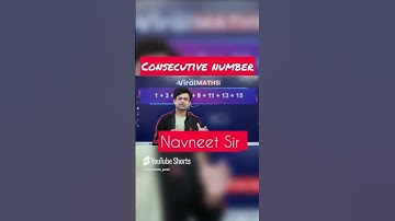 Sum of consecutive numbers || #viralmathtricks #shorts