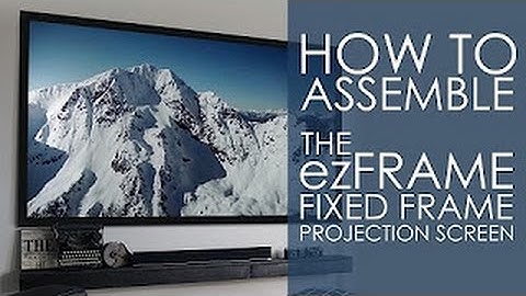 Elite Screens Fixed Frame Screen ezFrame CineGrey 5D